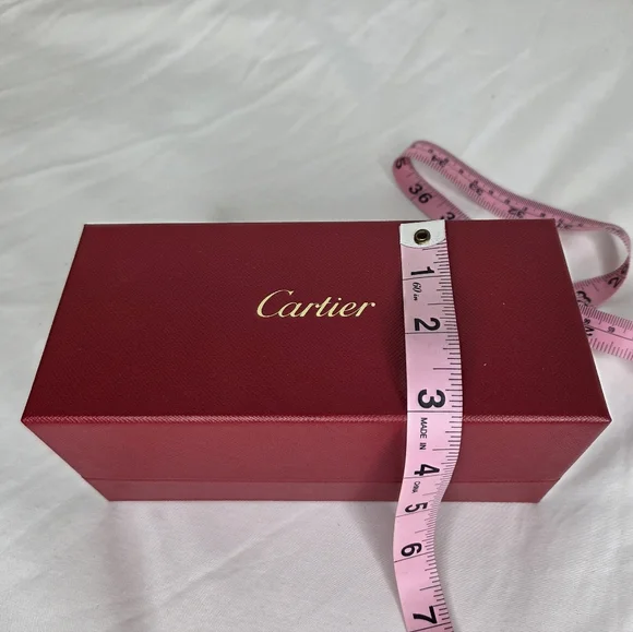 Cartier Elegant Red Sunglasses Storage Box - Picture 7 of 8